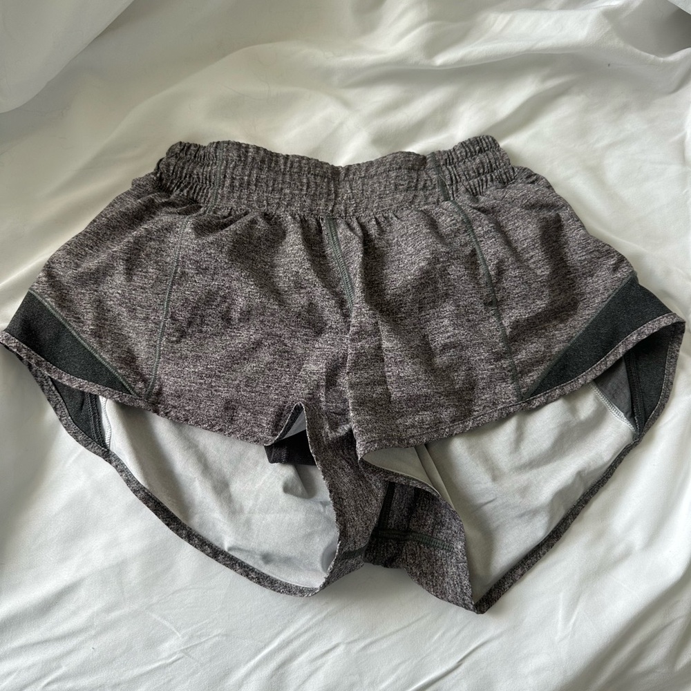 Lululemon Athletica Gray Athletic Shorts Lightweight Breathable Design